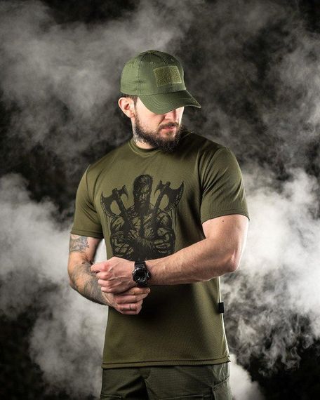 Тактична футболка Oblivion страху немає oliva ДЛ6590 | Зображення 2