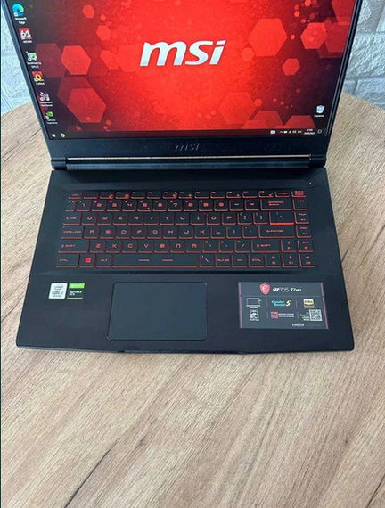 Ноутбук MSI GF65 Thin 9SD 15.6" FHD IPS i5 9300H 8Gb SSD 512Gb GTX 1660Ti Б/В | Зображення 2