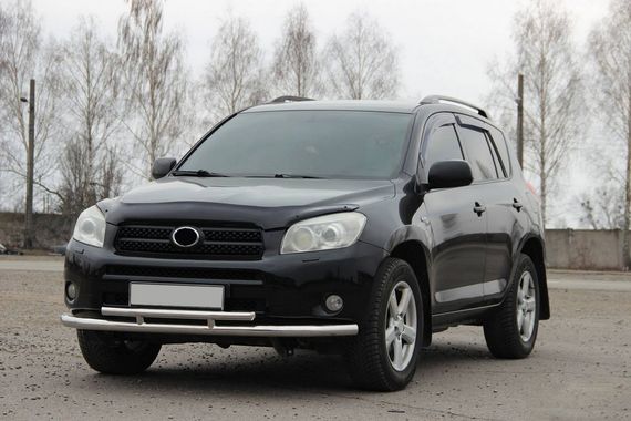 Передняя защита ST014 (нерж) 60/42 мм для Toyota Rav 4 2006-2013 гг | Зображення 2