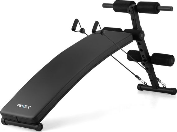 Похила лава для тренувань преса Gymtek XL200 з еспандерами для дому | Зображення 1