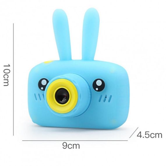 Дитячий фотоапарат Зайчик Baby Photo Camera Rabbit ∙ Дитяча фото відео камера ∙ Таймер ∙ Вбудовані режими з масками та стікерами | Зображення 2