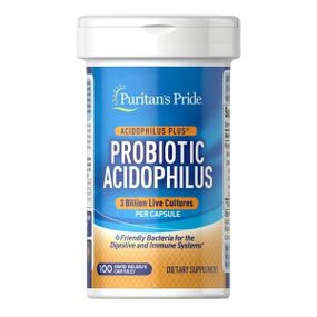 Пробиотик Puritan's Pride Probiotic Acidophilus 3 billion 100 Caps