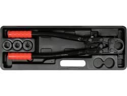 Прес-кліщі для труб PEX-AL.-PEX і PERT l-42 см, розвід губ-25 мм. з насадк U-тип 16/20/26 мм Польща YATO YT-21751