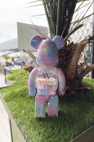 Фігурка Bearbrick Pearl Capsule Pastel дизайнерська статуетка ведмедик Беарбрік 28 см bs003 різнокольорова | Зображення 3
