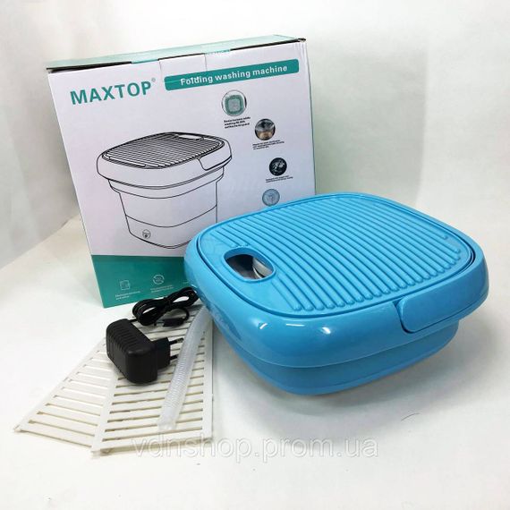 Ультразвуковая стиральная машина MAXTOP, Портативная стиральная машина Мини ведро MT-85 | Зображення 7