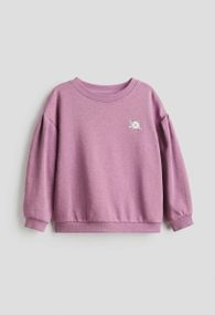 Дитячий світшот для дівчинки H&M 122-128 см Бузковий (26062205D1)