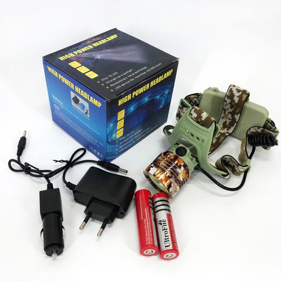 Налобний фонарь с аккумулятором CH-108-T6+COB(white+red), Перезаряжаемый налобный фонарь Head Lamp LJ-36 | Зображення 4