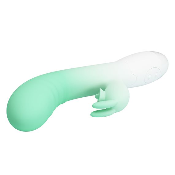 Вібромасажер серії Pretty Love - CERBERUS Rabbit Vibrator Light green, BI-014795-A1B sexstyle | Зображення 9