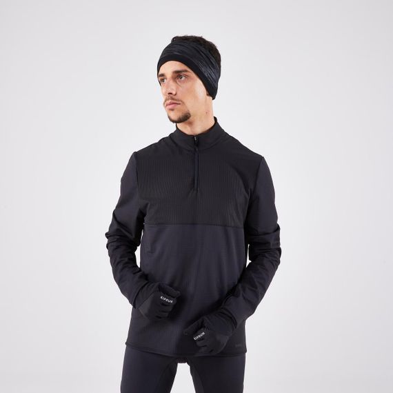 Рукавички тактильні Evolutiv V2 для бігу чорні - L | Зображення 1