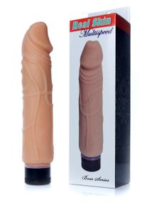 Вібратор - Real Skin Multispeed Flesh, 22 см sexstyle