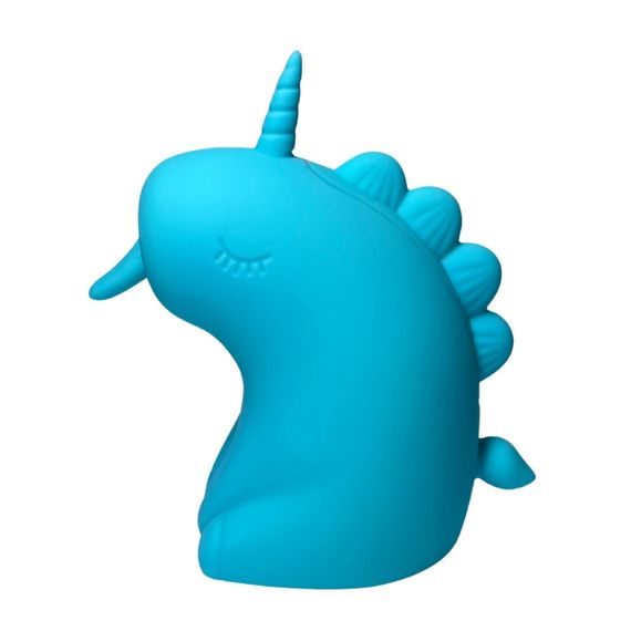 Стимулятор клітора з довгим обертовим язичком UNIVIBE Єдиноріг, 10 режимів, блакитний Sex Aura | Зображення 2