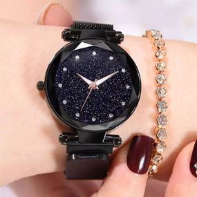 Жіночий годинник Starry Sky Watch на магнітній застібці Чорний