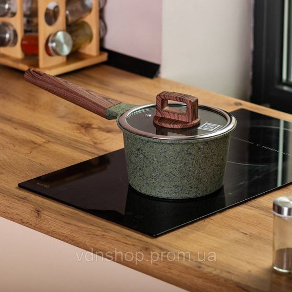 Сотейник с антипригарным покрытием объемом 1,6 л и толстым дном Ø 16 см MGC HP-4-444GR | Зображення 4