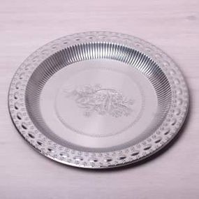 Таця d40*3,5см нержавіюча сталь 4371 KAMILLE