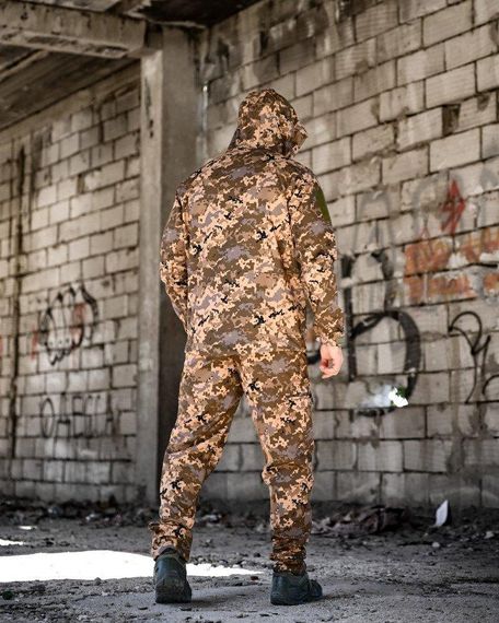 Демісезонний тактичний костюм софтшел SATELIT піксель НП4883 | Зображення 2