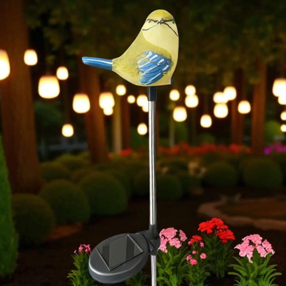 Садовый светильник на солнечной батарее 1шт, Птица / Декоративный фонарь / Уличный светильник на аккумуляторе | Зображення 3