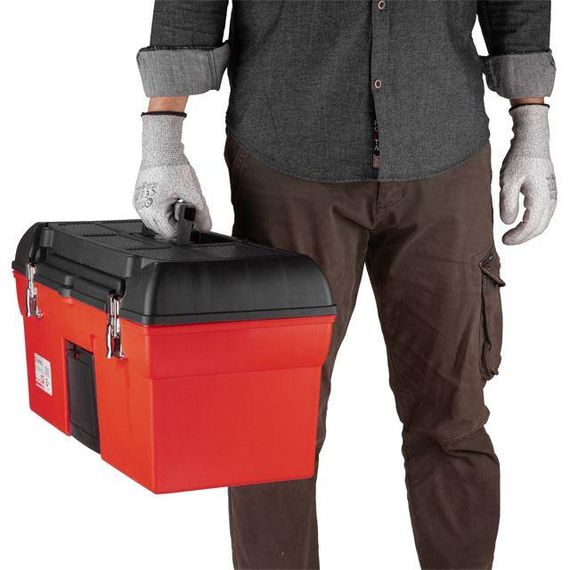 Ящик для інструментів з металевими замками 24" 610*255*251 мм INTERTOOL BX-1123 | Зображення 5