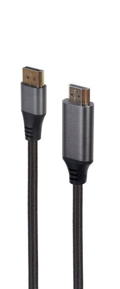 Кабель Cablexpert CC-DP-HDMI-4K-6, DisplayPort на HDMI, 1.8м