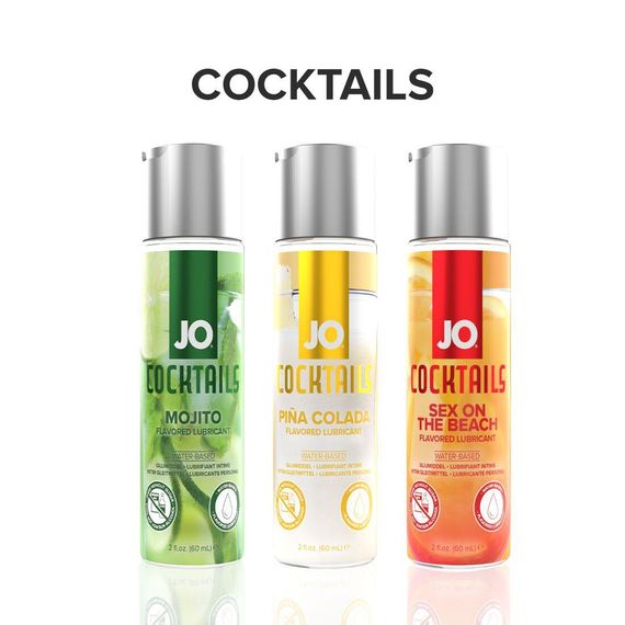 Лубрикант на водній основі System JO Cocktails, 60мл, Піна колада