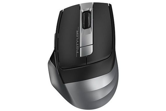Миша бездротова A4Tech Fstyler FG35 (Grey),  USB, колір чорний+сірий