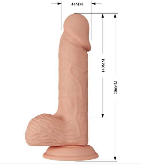 Вібратор на присосці BAILE — Beautiful Catoblepas Vibration 8.1" sexstyle | Зображення 9