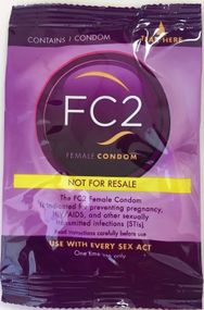 Женский презерватив из полиуретана FC2 Sex Aura