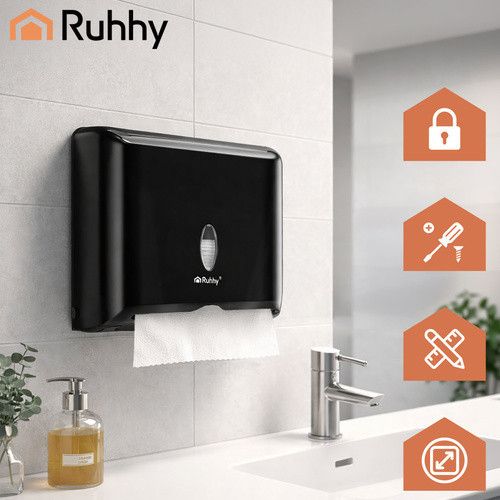 Диспенсер для паперових рушників Ruhhy 27714 Black | Зображення 9