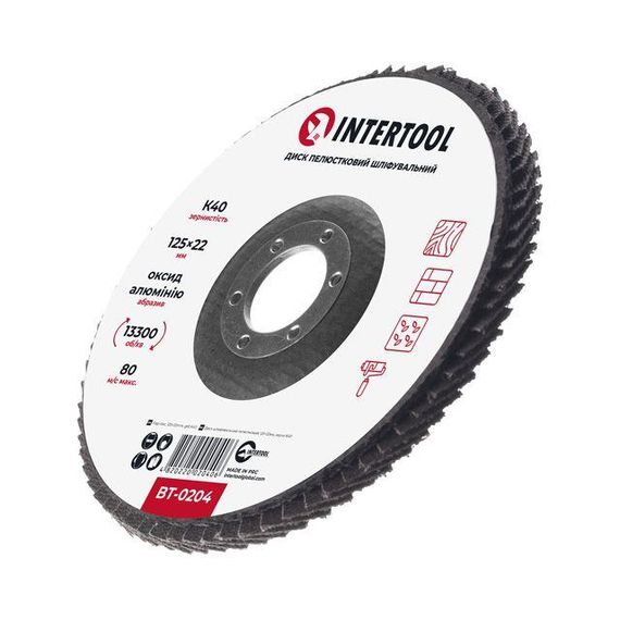 Диск шліфувальний пелюстковий INTERTOOL BT-02041 | Зображення 2