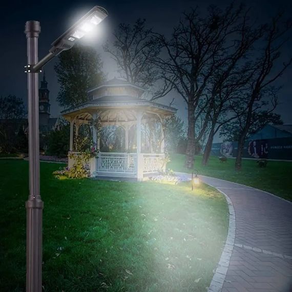 Уличный фонарь на столб solar street light BL BK120-6COB | Зображення 1