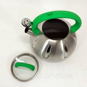 Чайник для газовой плиты 3 литра, Чайник для газовой комфорки газовый 3 литра PD-86