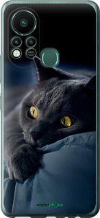 Чохол на Infinix Hot 11S Димчастий кіт "825u-2757-2448"