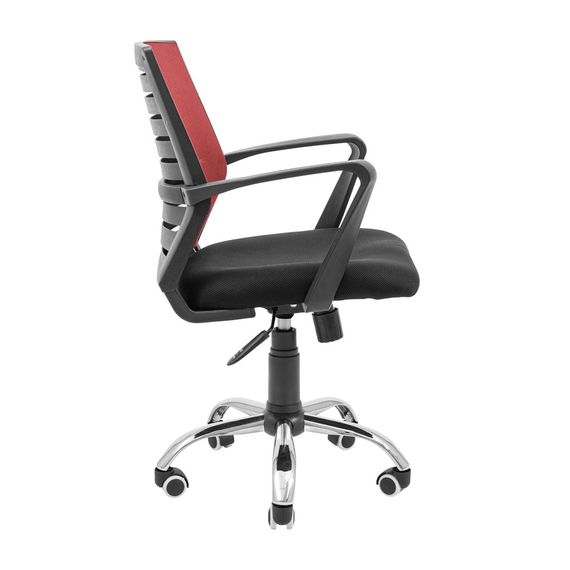 Крісло Флеш Ю Хром М-1 (Tilt) Сітка чорна + червона | Зображення 2