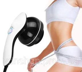 NEW Антицеллюлитный массажер Body Massage, 4 насадки / Вибромассажер с ИК подогревом / Массажер для тела