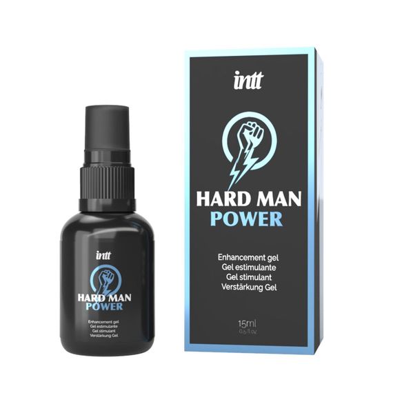 Стимулирующий гель для эрекции Intt Hard Man Power (15 мл), экстракт гингко билоба, таурин Sex Aura