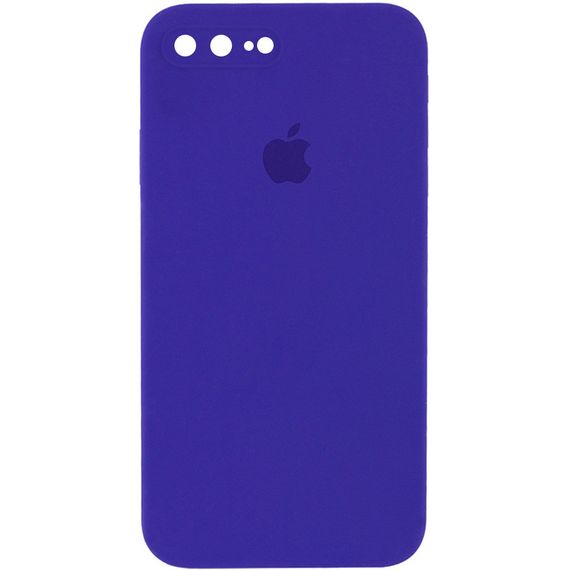 Чехол Silicone Case Square Full Camera Protective (AA) для Apple iPhone 7 plus / 8 plus (5.5")