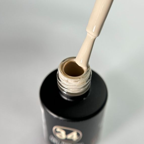 Гель-лак для нігтів Bee Nails 034 (світлий пісочно-сірий) 8мл | Зображення 1