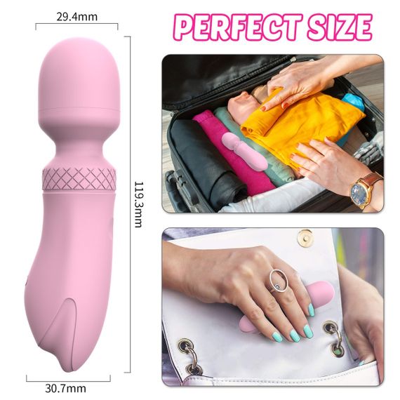 Міні-вібратор-мікрофон Every Night Toys Scarlett лавандовий, 10 режимів вібрації Sex Aura | Зображення 4