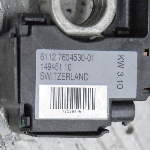 Клема акумулятора мінусова Mini Cooper R60 2010-2016 Провід акб мінус Міні Купер р60 61127604530 7604530 | Зображення 3