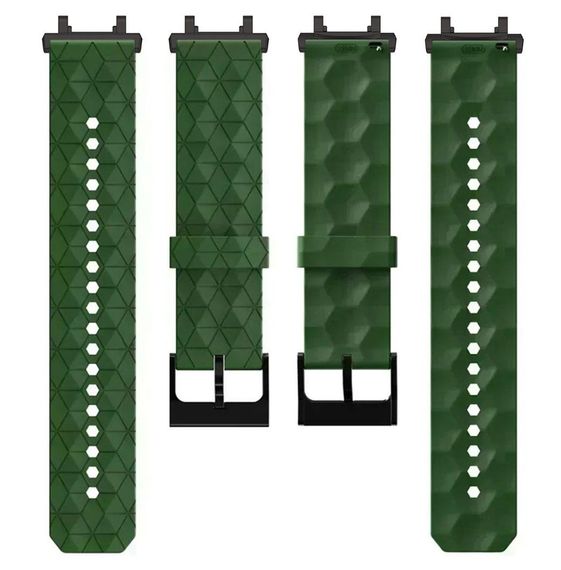 Ремінець Primolux Dimond силіконовий для годинника Xiaomi Amazfit T-Rex 2 (A2169 / A2170) - Army Green | Зображення 3