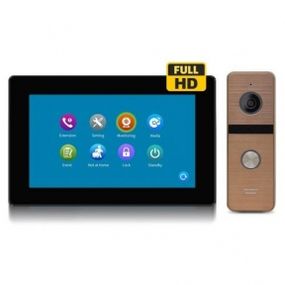 Комплект видеодомофона CoVi Security TAB FHD Black  Iron FHD Bronze