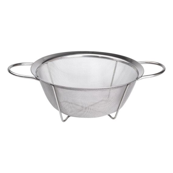 Друшляк з двома ручками 25 см дрібнокомірчаста сітка з нержавіючої сталі HP-19-2-25CM