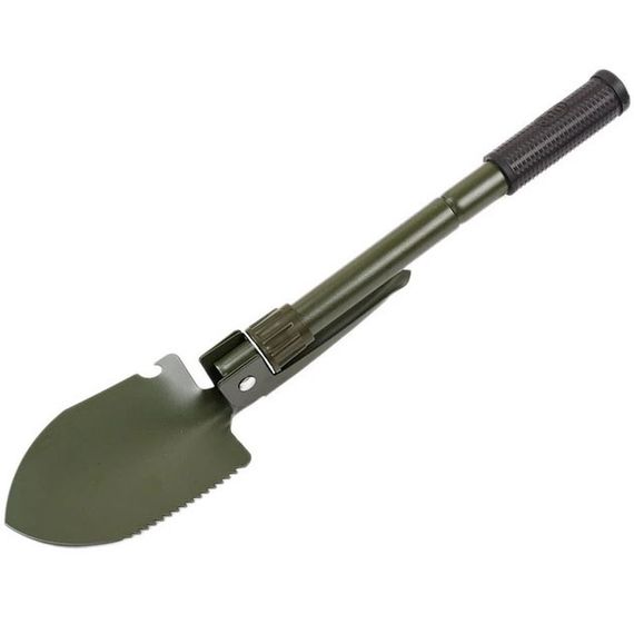 Складна лопата, туристична лопата для кемпінгу, міні лопата, саперна лопата Shovel Mini + чохол. JW-850 Колір: зелений | Зображення 3