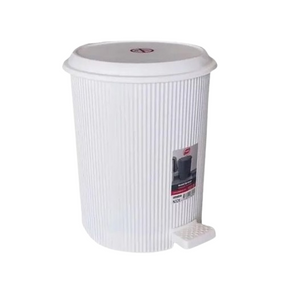 Набір відер з педаллю 3 предмети: (11л/17л/24л) білий Nostalgia ELIF