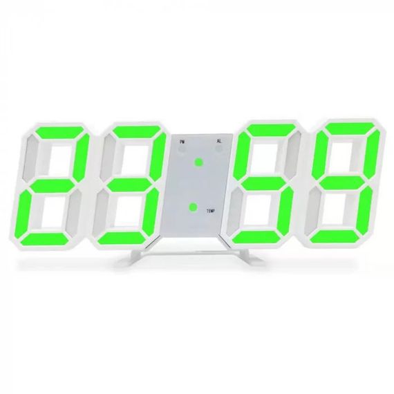 Годинник електронний настільний LY-1089 LED, Настільний електронний годинник з великими цифрами, QB-124 Лід годинник | Зображення 2