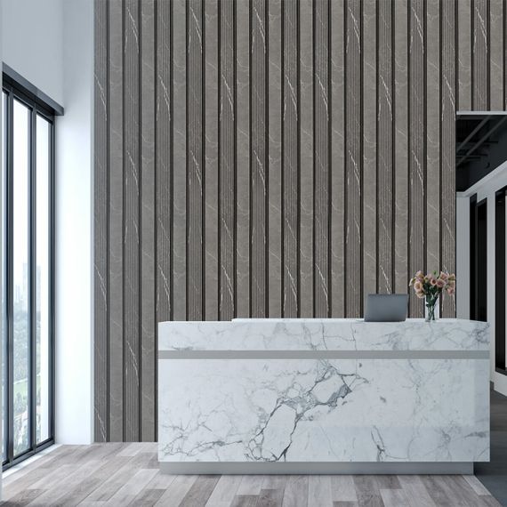 Рейка декоративна PS 2900х120х12мм Сірий мармур SW-00001751 | Зображення 5