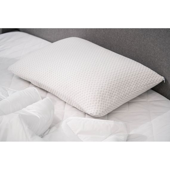 Подушка Ardesto ортопедична Sleepwell прямокутна, піна меморі 50х70см білий (ART5070SHP) | Зображення 8