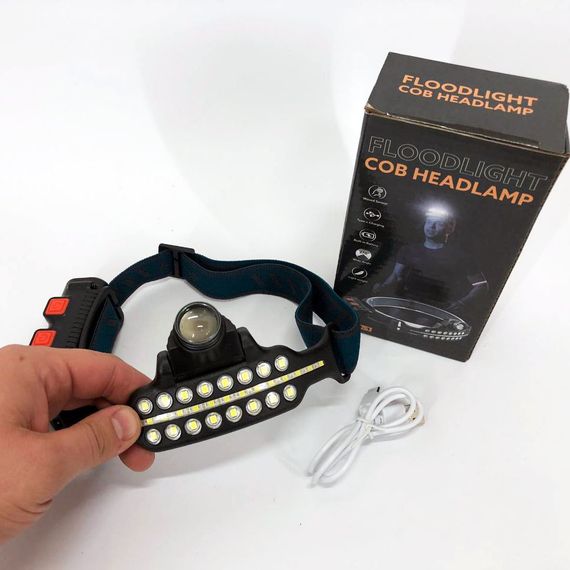 Налобный фонарик bailong BL-W690-LTS+SMD / Водонепроницаемый фонарик / BP-608 Головной фонарик | Зображення 1