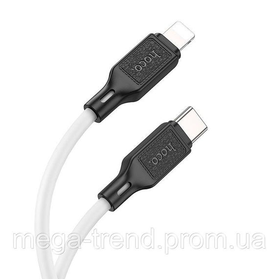 Кабель Hoco Type-C to Lightning cool silicone PD charging data cable X90 |1m, 20W, 3A| | Зображення 4
