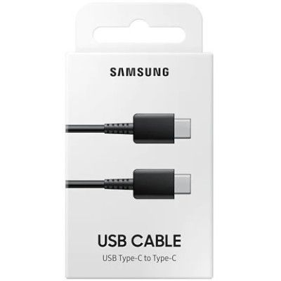 Дата кабель USB-C to USB-C black Samsung (EP-DA705BBRGRU) | Зображення 3
