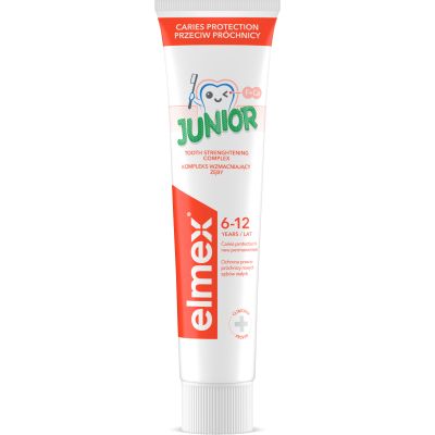 Детская зубная паста Elmex Junior від 6 до 12 років 75 мл (4007965560606) | Зображення 1